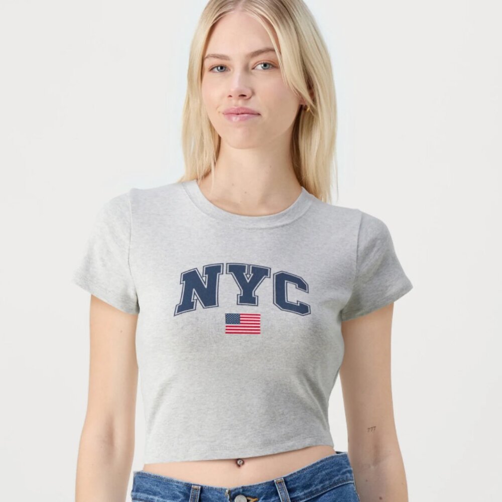 New York Baby Tee Hollister